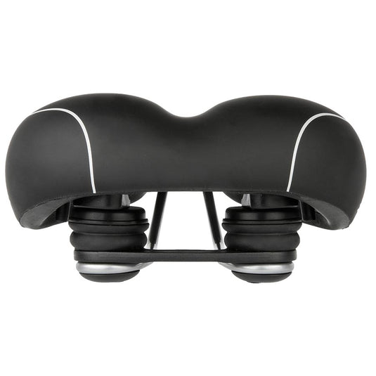 Velo Plush Elasto MF Saddle 275 x 211mm, Black