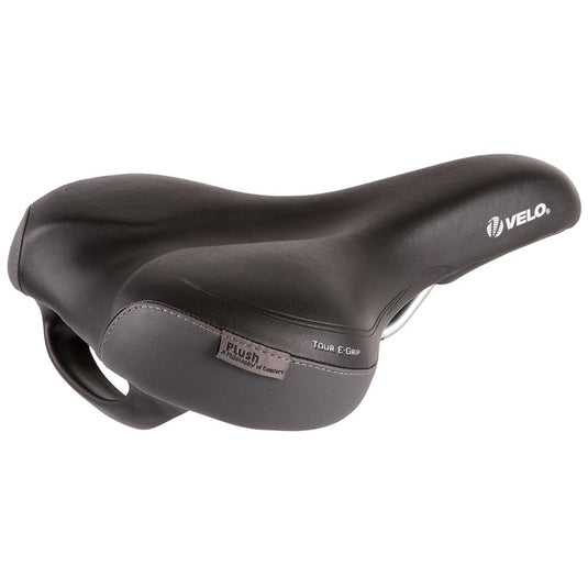 Velo Tour E-Grip Saddle 287 x 190mm, 504g, Black