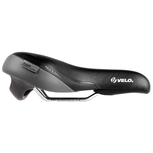 Velo Tour E-Grip Saddle 272 x 212mm, 498g, Black