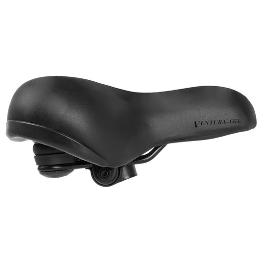 Ventura Elastomer Gel C Saddle, 254 x 208mm, Unisex, Black