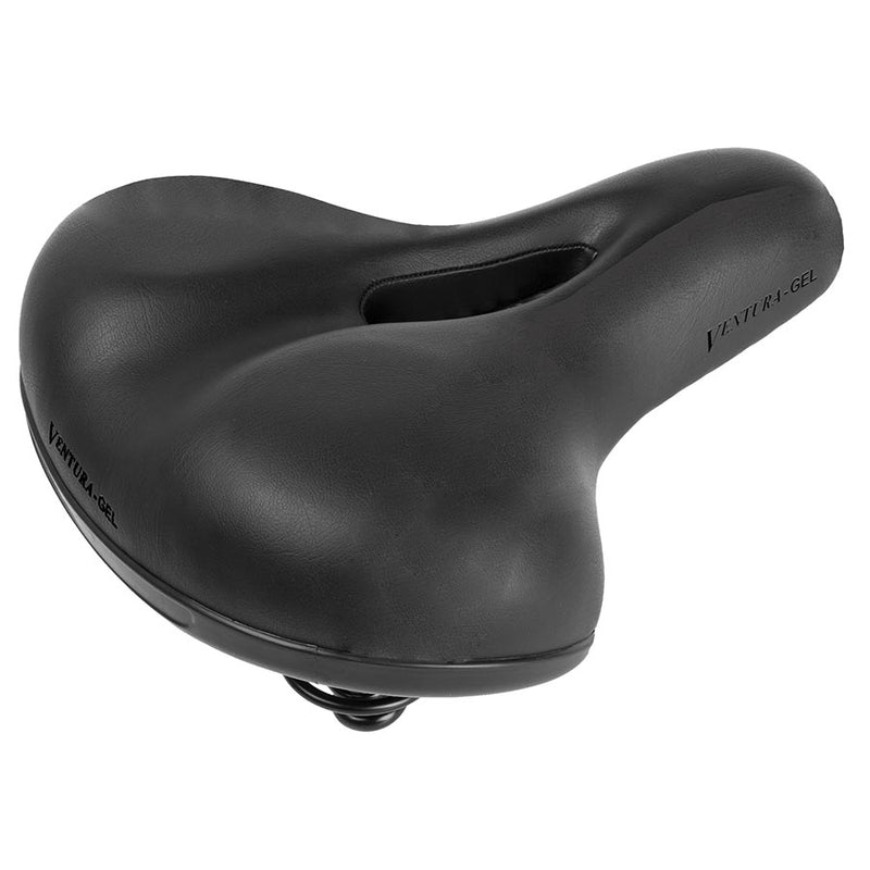 Load image into Gallery viewer, Ventura Air City Gel Saddle 255 x 205mm, Unisex, Black
