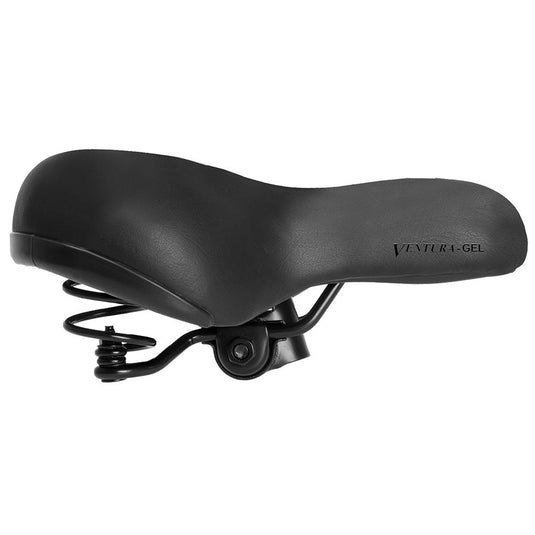 Ventura Air City Gel Saddle 255 x 205mm, Unisex, Black