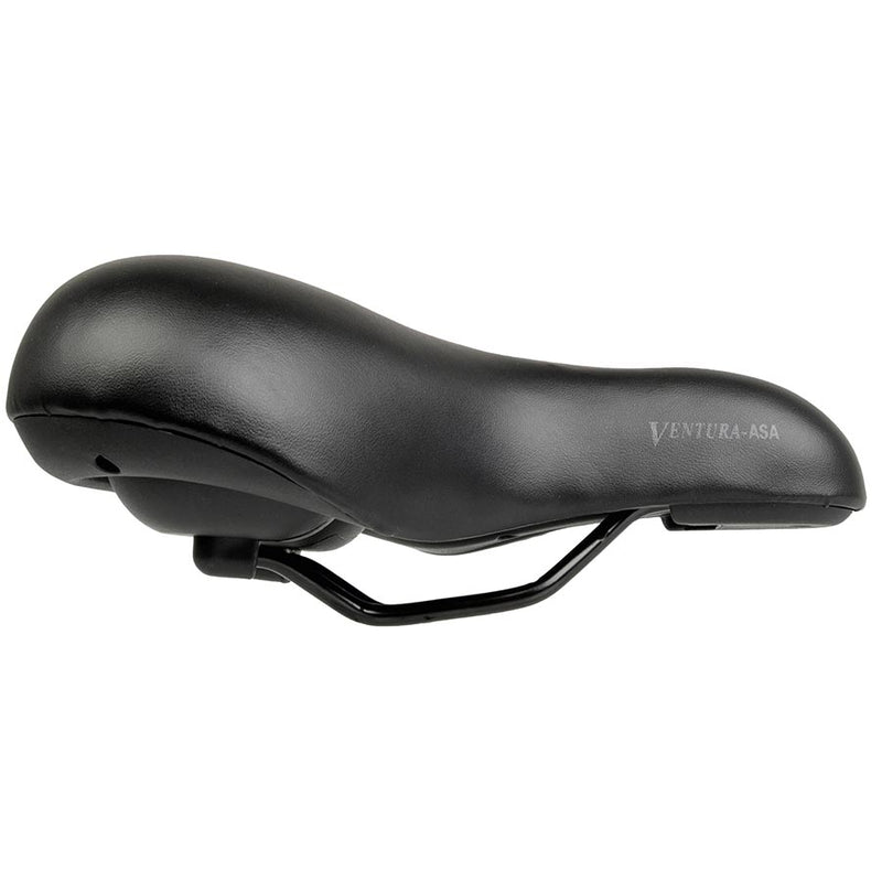 Load image into Gallery viewer, Ventura City Comfort Saddle 255 x 209mm, Unisex, 438g, Black
