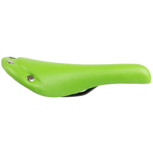 Ventura Rivets Saddle 278 x 150mm, Unisex, 297g, Green