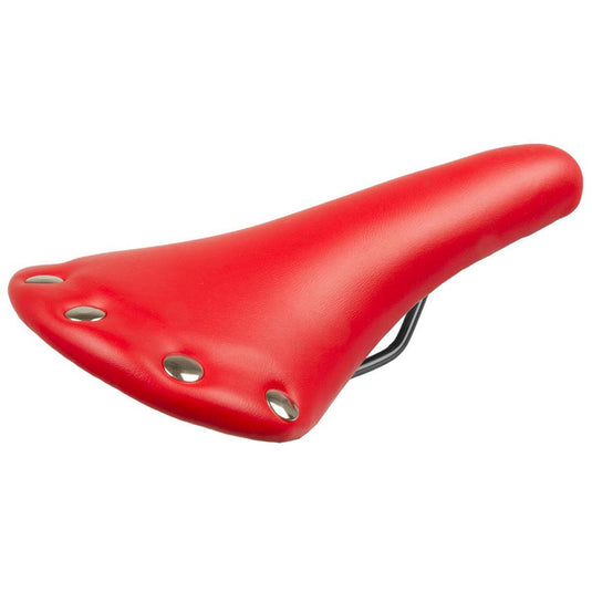 Ventura Rivets Saddle 278 x 150mm, Unisex, 297g, Red