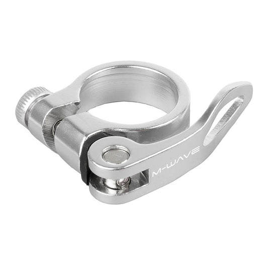 M-Wave Clampy QR Seat Clamp Silver, 34.9mm