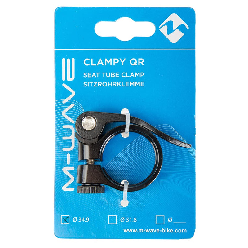 Load image into Gallery viewer, M-Wave Clampy QR Seat Clamp Black, 34.9mm
