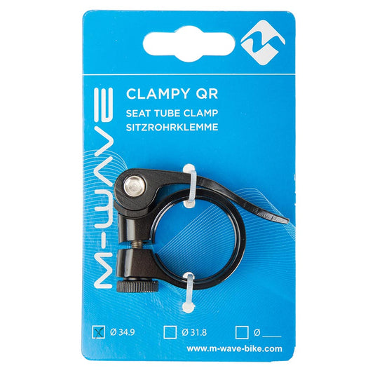 M-Wave Clampy QR Seat Clamp Black, 34.9mm