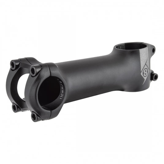 Origin8 Pro Fit Stem Bar 25.4mm 110mm +/-6 Deg Black Aluminum Road / Mountain