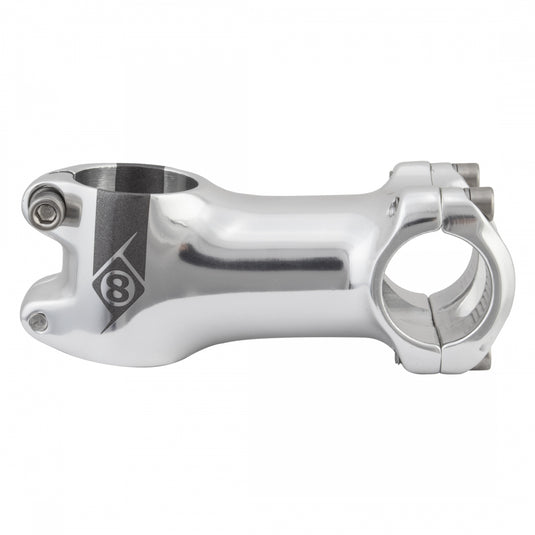 Origin8 Pro Fit Stem Bar 25.4mm 70mm +/-6 Deg Silver Aluminum Road / Mountain