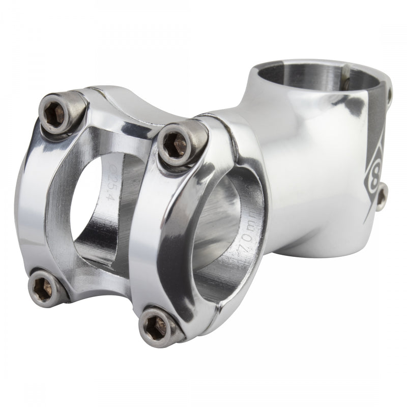 Load image into Gallery viewer, Origin8 Pro Fit Stem Bar 25.4mm 70mm +/-6 Deg Silver Aluminum Road / Mountain
