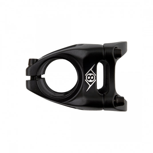 Origin8 Throwdown OS Stem Clamp 35mm Length 31.8mm 0 Degree Black Aluminum MTB