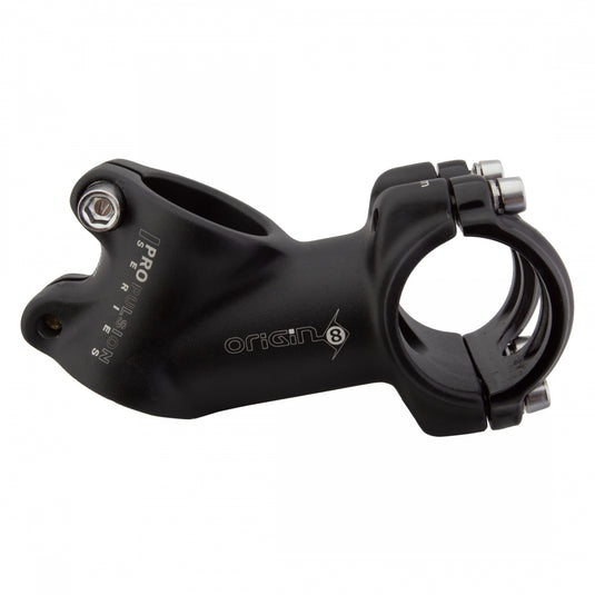 Origin8 Pro Fit Alloy Ergo Stem 25.4 or 31.8mm 70mm +/- 35 Deg Road or Mountain