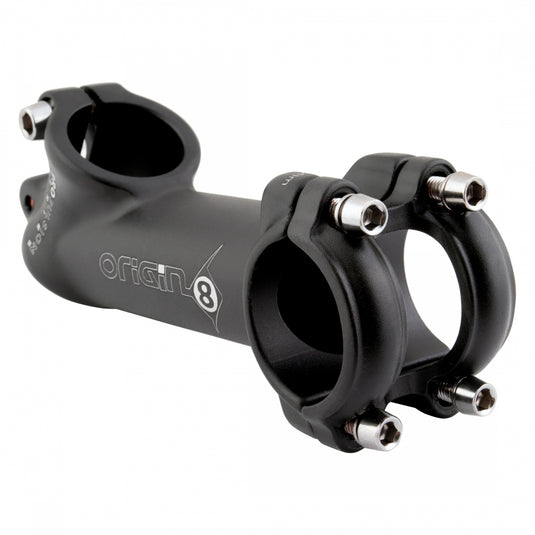 Origin8 Pro Fit Alloy Ergo Stem 25.4 / 31.8mm 110mm +/- 35 Deg Road or Mountain