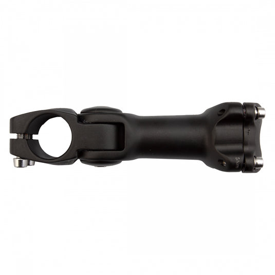 Sunlite 0-60 Adj. Stem Mountain Threadless 25.4 or 31.8mm 125mm Black Aluminum