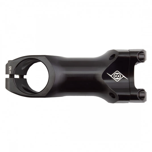 Origin8 Flux Stem 80mm Clamp 31.8mm +/-5 Deg Black Aluminum Road / Mountain