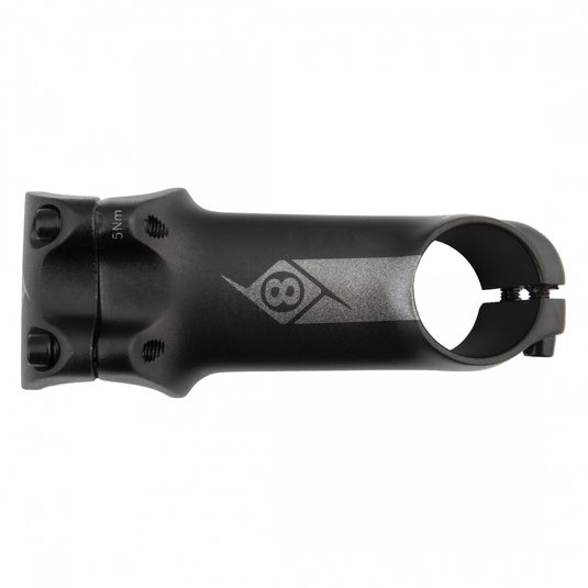 Origin8 Flow Stem Bar Clamp 31.8mm 80mm -7 Deg Black Aluminum Road / Mountain