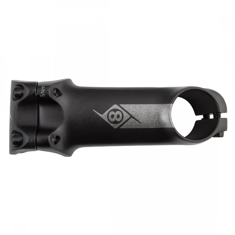 Load image into Gallery viewer, Origin8 Flow Stem Bar Clamp 31.8mm 90mm -7 Deg Black Aluminum Road / Mountain
