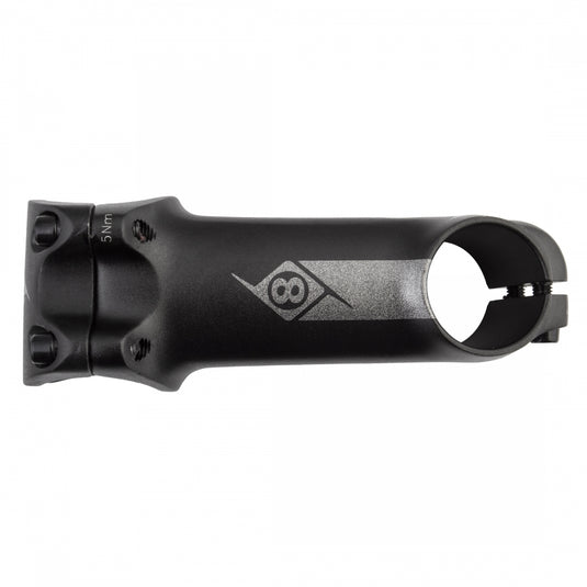 Origin8 Flow Stem Bar Clamp 31.8mm 90mm -7 Deg Black Aluminum Road / Mountain