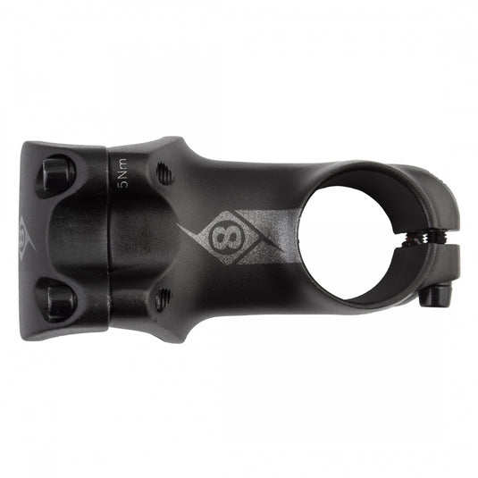 Origin8 Flow Stem Bar Clamp 31.8mm 60mm +7 Deg Black Aluminum Road / Mountain