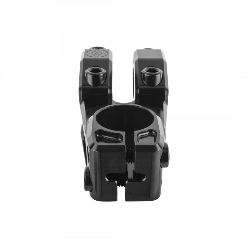 Load image into Gallery viewer, Alienation Vault Stem Clamp 22.2mm Length 58mm Angle 0 Deg Black Aluminum BMX
