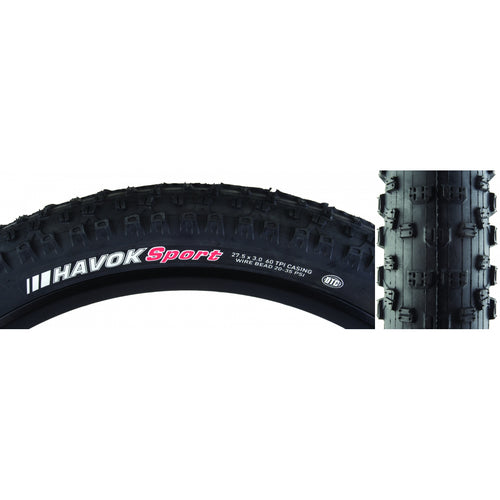 Kenda-Havok-Sport-DTC-27.5-in-Plus-3-in-Wire-TIRE1695-Wire-Bead-Tires