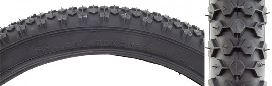 Sunlite-Studded-Knobby-20-in-2.125-in-Wire-TIRE2129-Wire-Bead-Tires