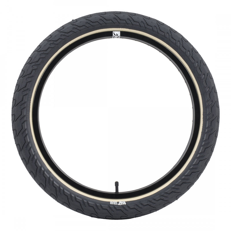 Load image into Gallery viewer, Pack of 2 Rant Squad 20 x 2.3 Clincher Wire TPI PSI 60 TSI 60 Black/Tan Reflective Tire
