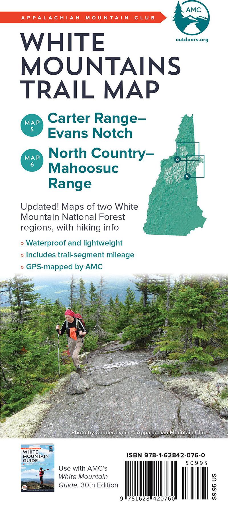 Load image into Gallery viewer, AMC Southern NH Trail Guide 5th Edition by Steven D. Smith &amp; Gene Daniell - Your Essential Companion for Exploring the Appalachian Mountains
