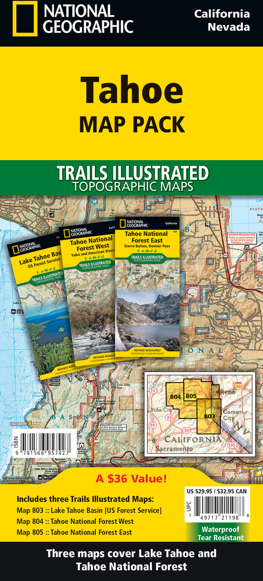 Hike 734 West: Ultimate Day Hikes Yosemite Map Guide by Jake Bramante