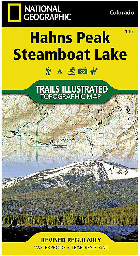 Hike 734 Rockies: Day Hikes Map Guide for Glacier National Park by Jake Bramante