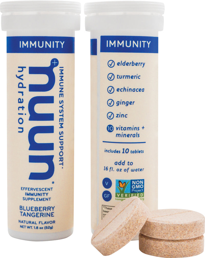 Load image into Gallery viewer, Nuun Immunity Blueberry/Tangerine Tabs: Sport &amp; Recovery Drink Pack of  8
