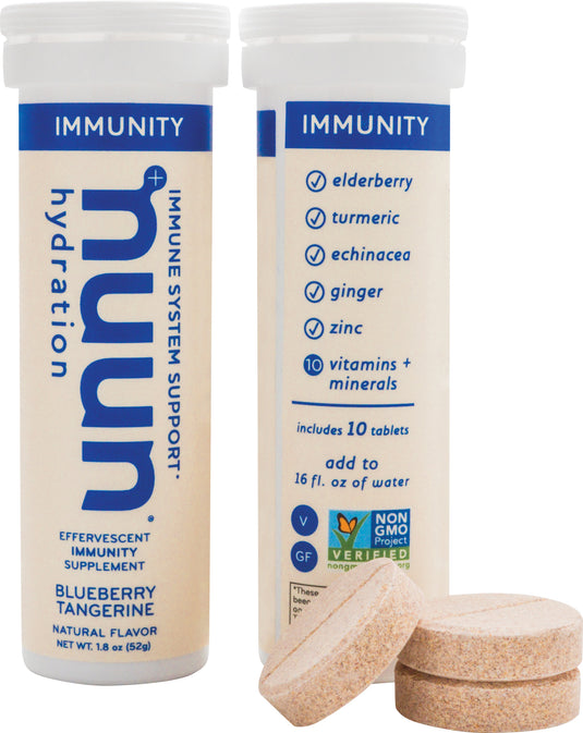 Nuun Immunity Blueberry/Tangerine Tabs: Sport & Recovery Drink Pack of  8