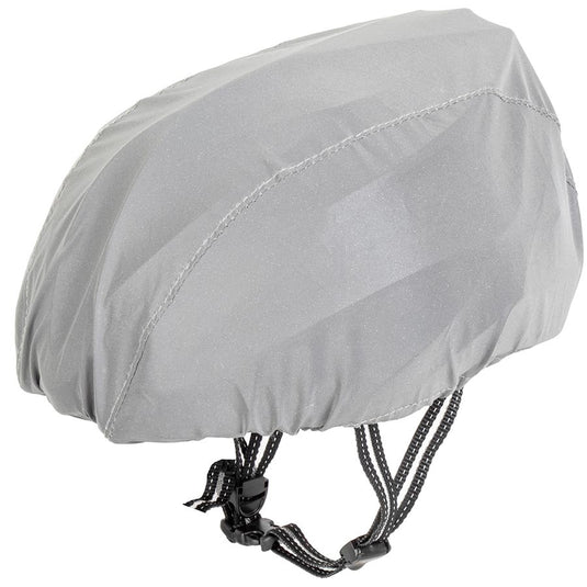 M-Wave Helmet Cover Water resistant, Full reflective fabric, Silver