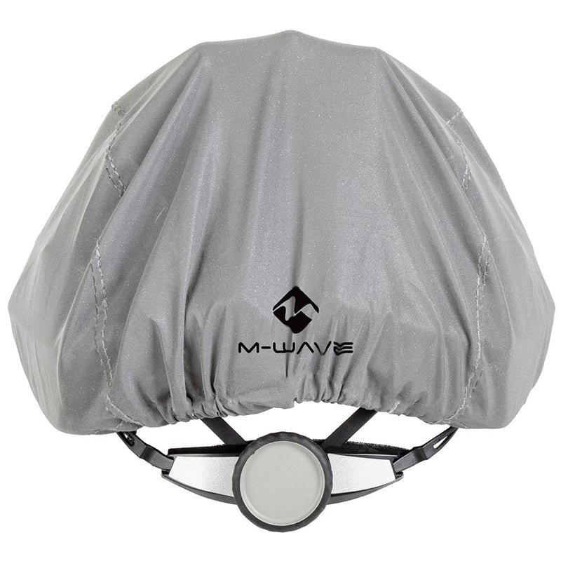 Load image into Gallery viewer, M-Wave Helmet Cover Water resistant, Full reflective fabric, Silver
