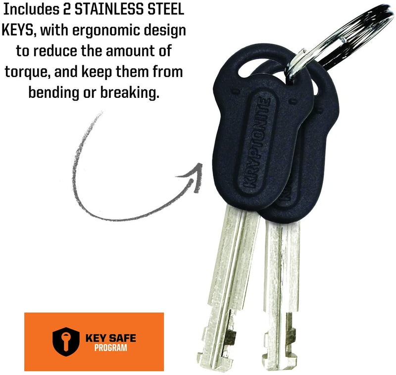 Load image into Gallery viewer, Kryptonite Keeper U-Lock 3.25 x 6&quot; Keyed Black Includes 2 Keys &amp; Bracket
