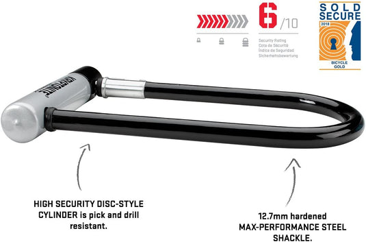 Kryptonite KryptoLok U-Lock 4 x 9