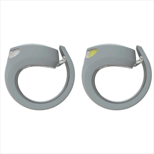 Knog Frog V3 Light Front and Rear, Grey, Set