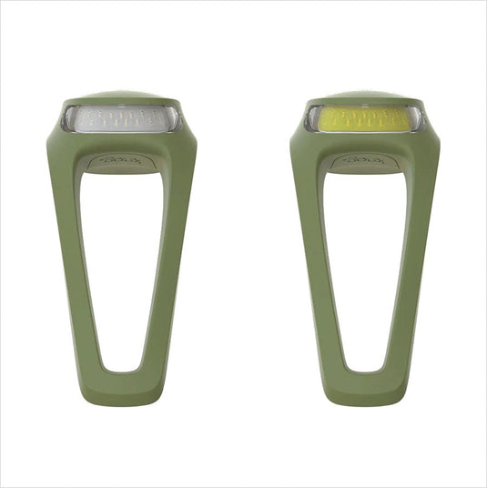 Knog Frog V3 Light Front and Rear, Green, Set