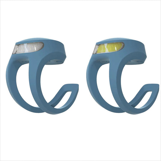 Knog Frog V3 Light Front and Rear, Blue, Set