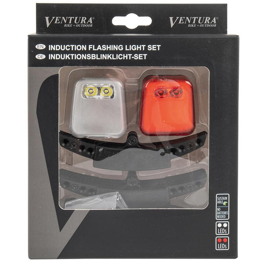 Ventura 2 LED Induction Light, Light, Set, Black