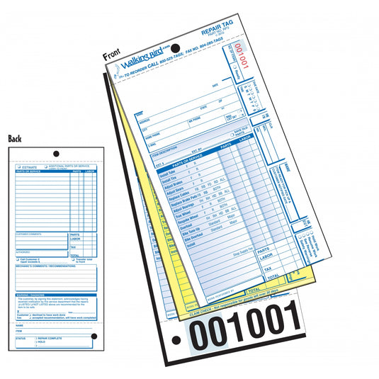 Walking-Bird-Publications-Compact-Repair-Tags-Miscellaneous-Shop-Supply-MSSS0030