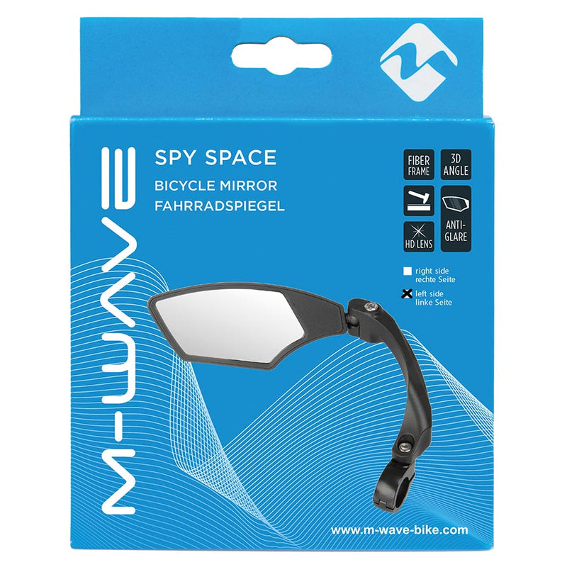 Load image into Gallery viewer, M-Wave Spy Space L Mirror Left Side, Mount: Handlebar
