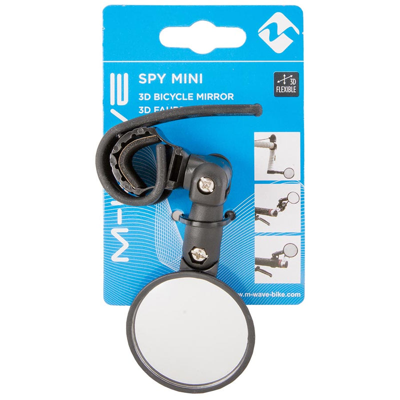 Load image into Gallery viewer, M-Wave Spy Mini Mirror Mount: Bar End
