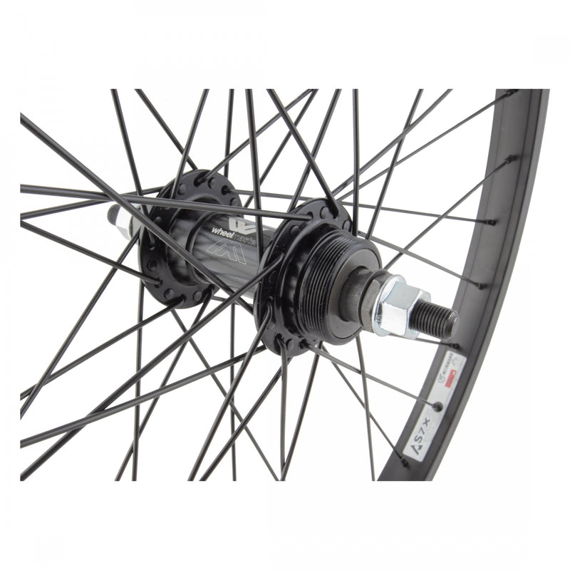 Load image into Gallery viewer, Wheel Master 24in Weinmann AS7X Rear B/O 3/8x110mm Rim Brake Clincher Black
