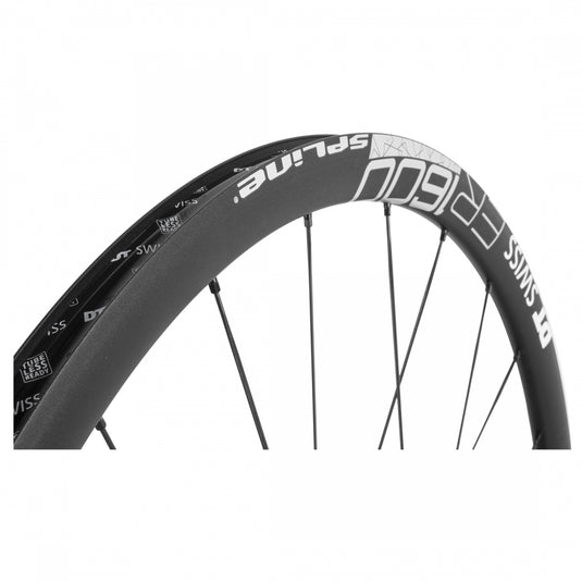 DT Swiss ER1600 db32 Spline Front Wheel 700c 12mmx100mm Center Lock Disc Black