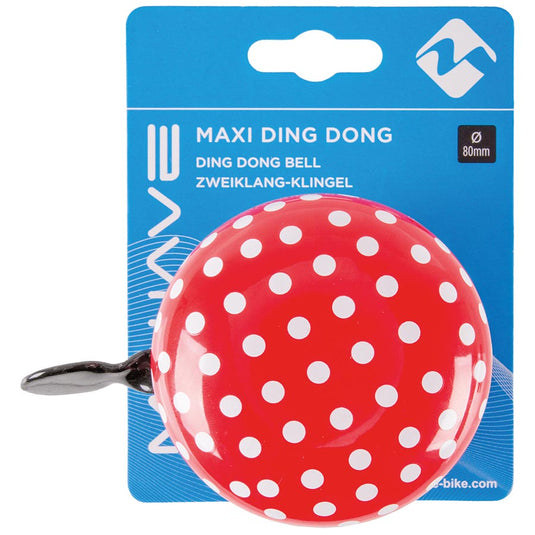 M-Wave Maxi Ding Dong Bell White Polka Dots on Red