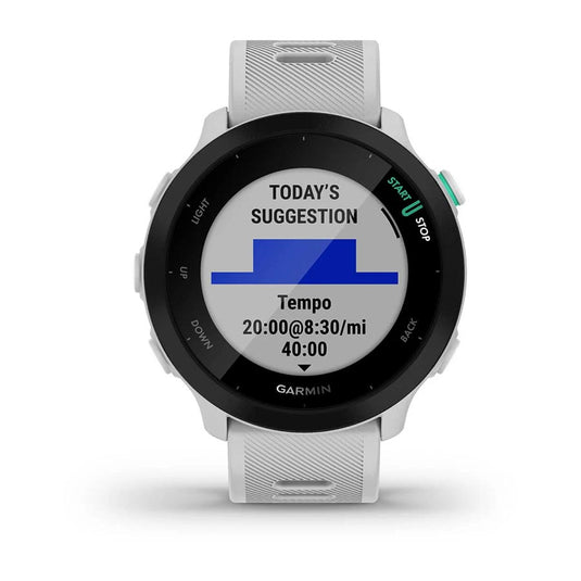 Garmin Forerunner 55 GPS Watch - White