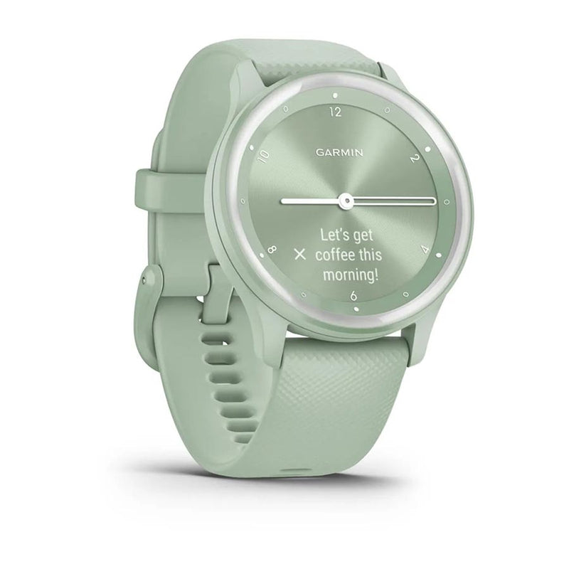 Load image into Gallery viewer, Garmin vivomove Sport Watch Watch Color: Cool Mint, Wristband: Cool Mint - Silicone
