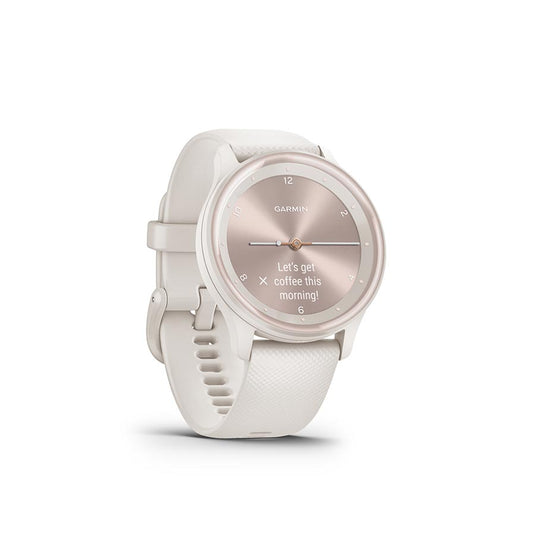 Garmin vivomove Sport Watch Watch Color: Ivory, Wristband: Ivory - Silicone